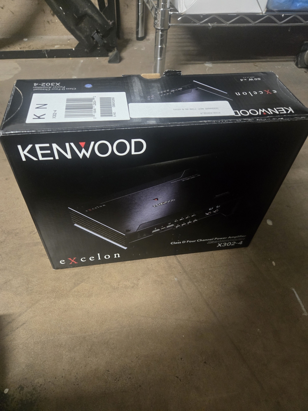 Kenwood eXcelon X802-5 eXcelon 5-Channel Amplifier Black